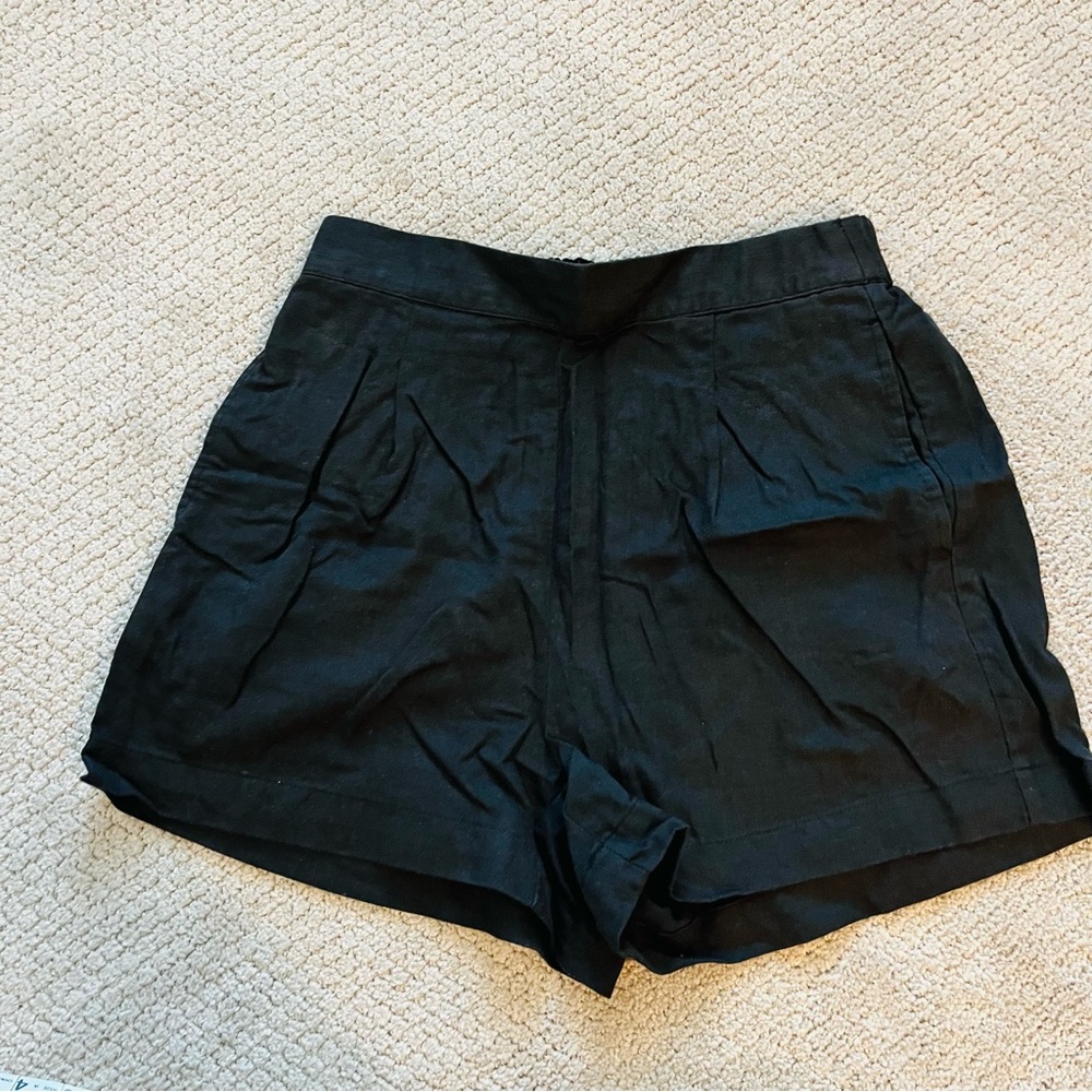 Madewell Women's High Waist Shorts - Black